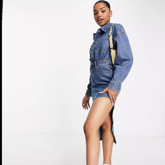 Demin dress jumpsuit - Picture 4 of 4